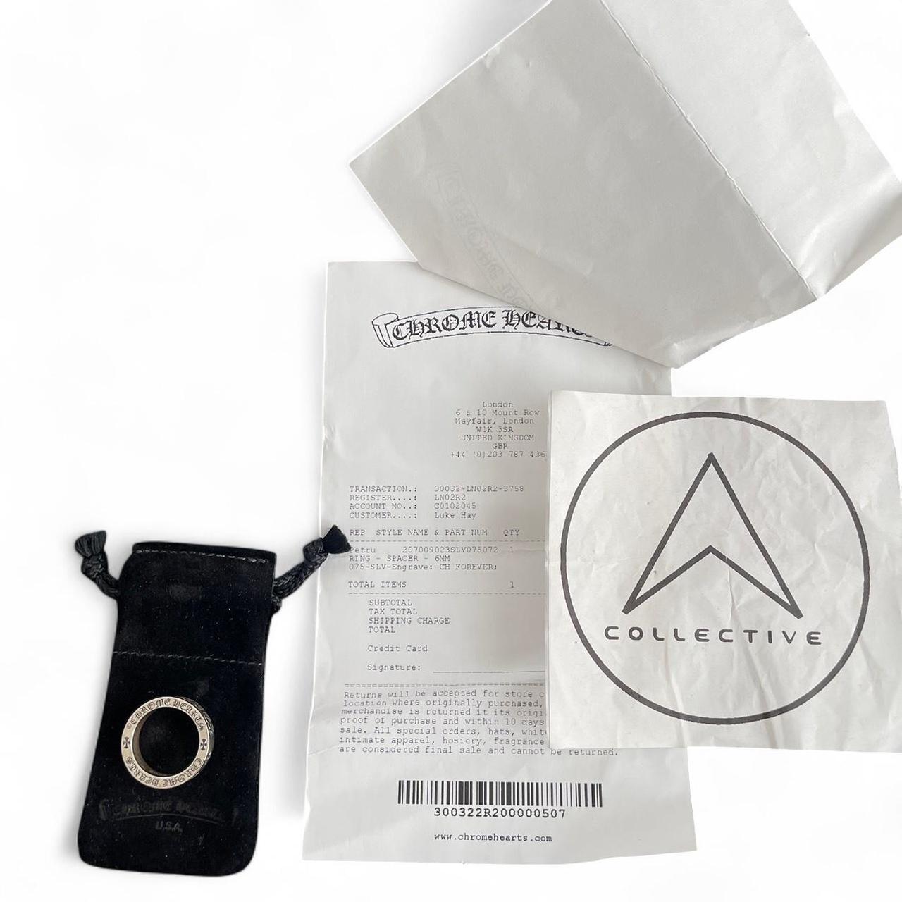 Chrome Hearts Forever Spacer Ring | O/S, Silver