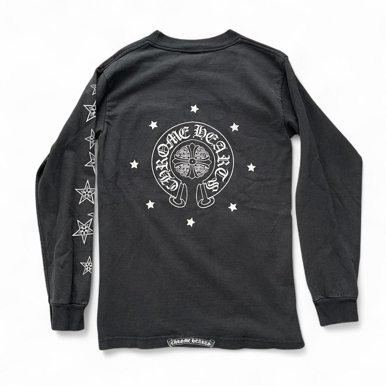 Chrome Hearts Exclusive Star Logo Long Sleeve T | Small, Black