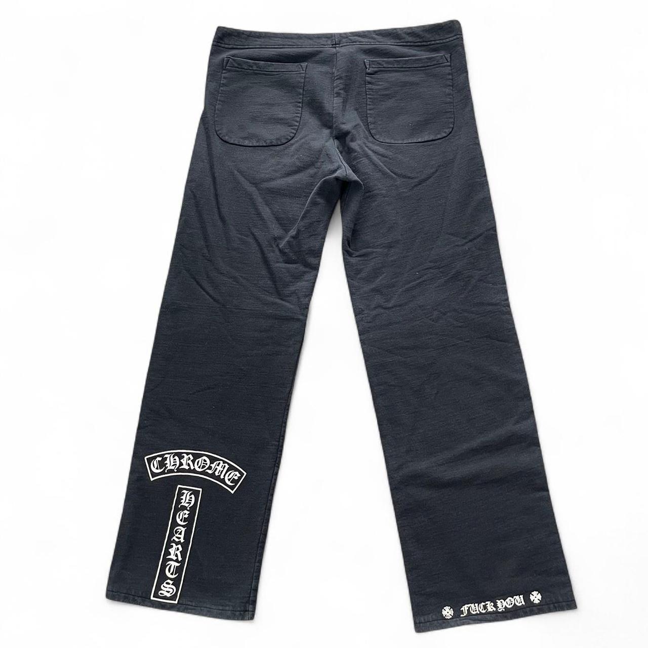 Chrome Hearts Vintage “F*CK You” T-Bar Sweatpants | W30, Black