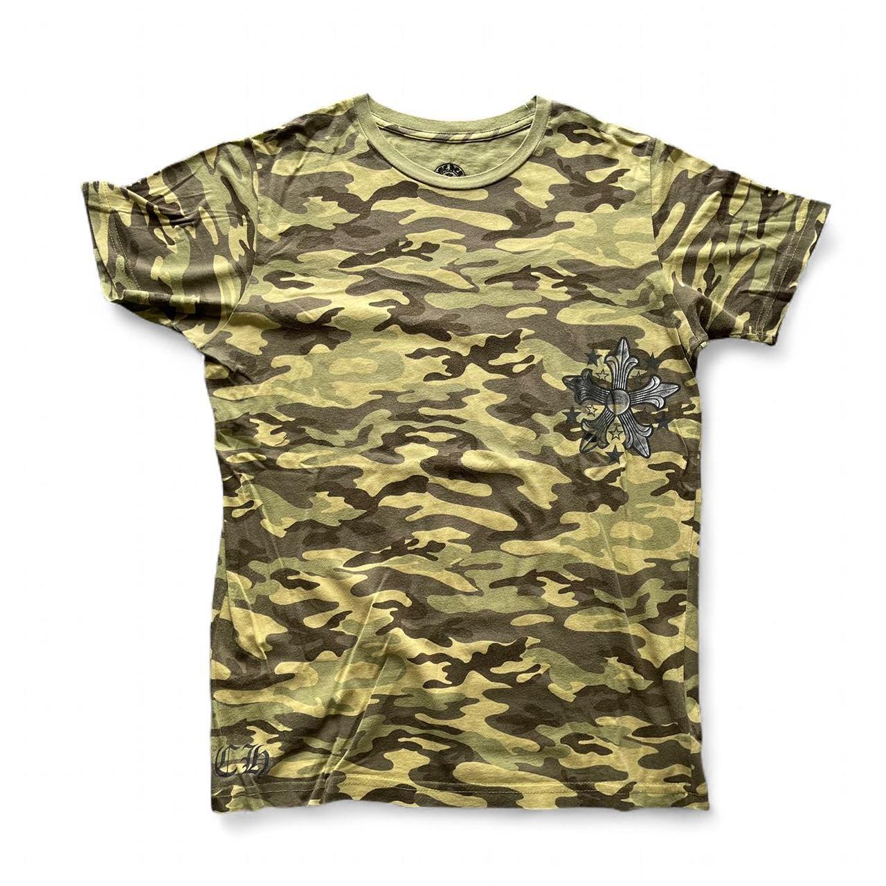 Chrome Hearts Stars Logo Camo Tshirt | Medium, Camo