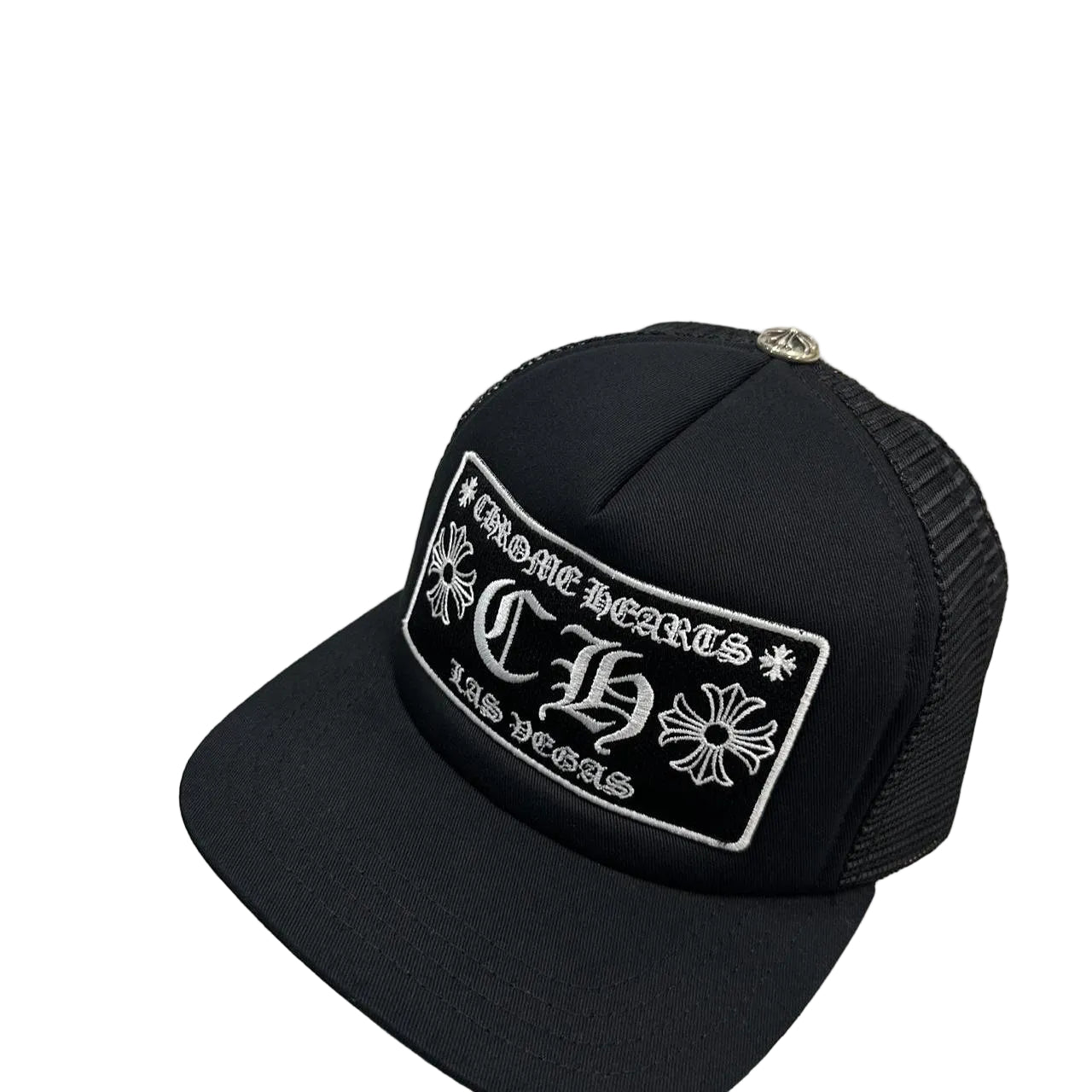 Chrome Hearts Las Vegas Exclusive CH Trucker Black | O/S, Black