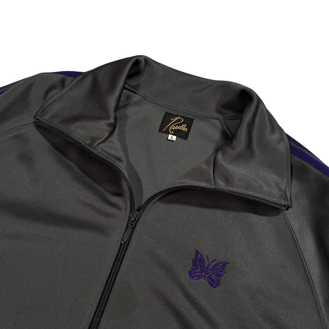 Needles zip up tracksuit jacket (L) | Default Title, Black