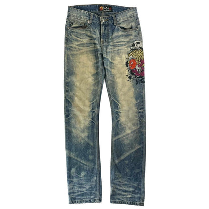 Vintage Jizo monster Japanese denim jeans trousers W30