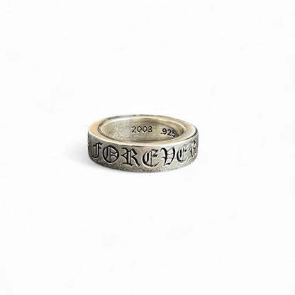 Chrome Hearts Forever Spacer Ring | O/S, Silver