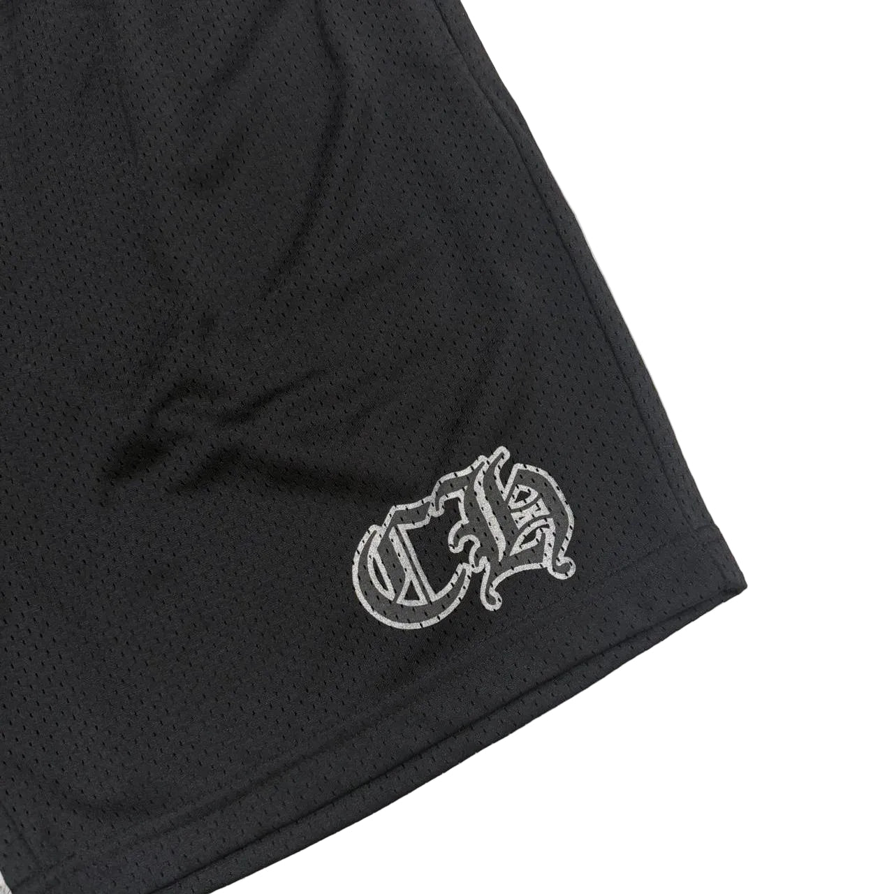 Chrome Hearts Mesh Warm Up Jersey Shorts Black | Medium, Black