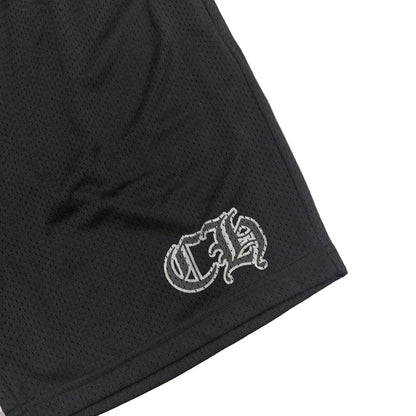 Chrome Hearts Mesh Warm Up Jersey Shorts Black | Medium, Black