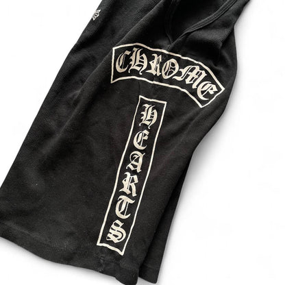 Chrome Hearts T Scroll Cross Logo Vest Black | Medium, Black