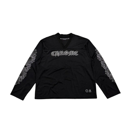 Chrome Hearts Mesh Warm Up Jersey Black | Medium, Black