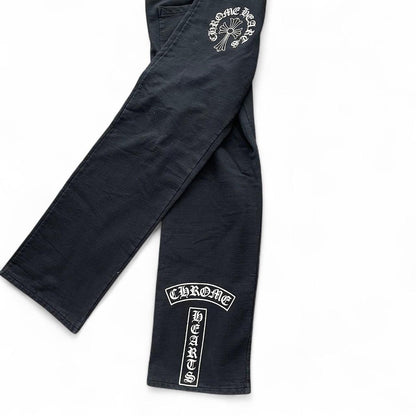 Chrome Hearts Vintage “F*CK You” T-Bar Sweatpants | W30, Black