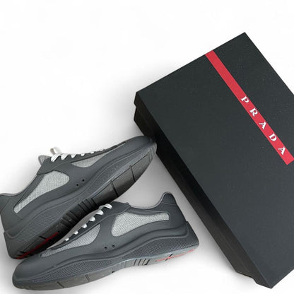 Prada America’s Cup Soft Rubber Grey | EU 44 / UK 10 / US 11, Grey