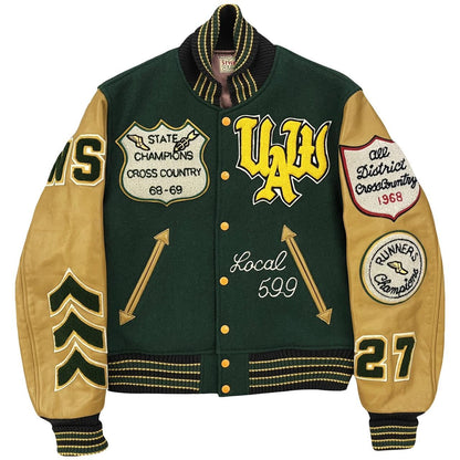 Style Eyes 'Cross Country' Varsity Jacket - M