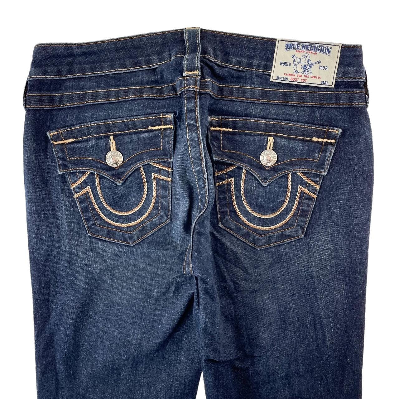 Vintage True Religion big stitch denim jeans trousers W28