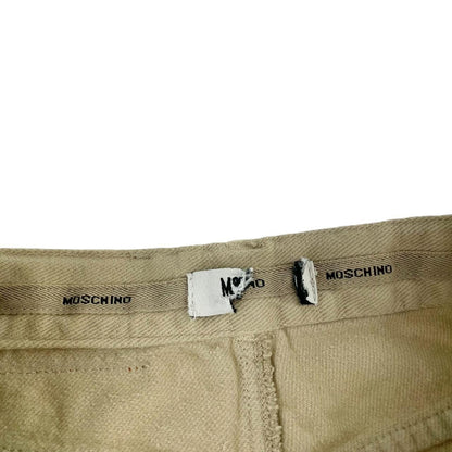 Vintage Moschino logo trousers W25