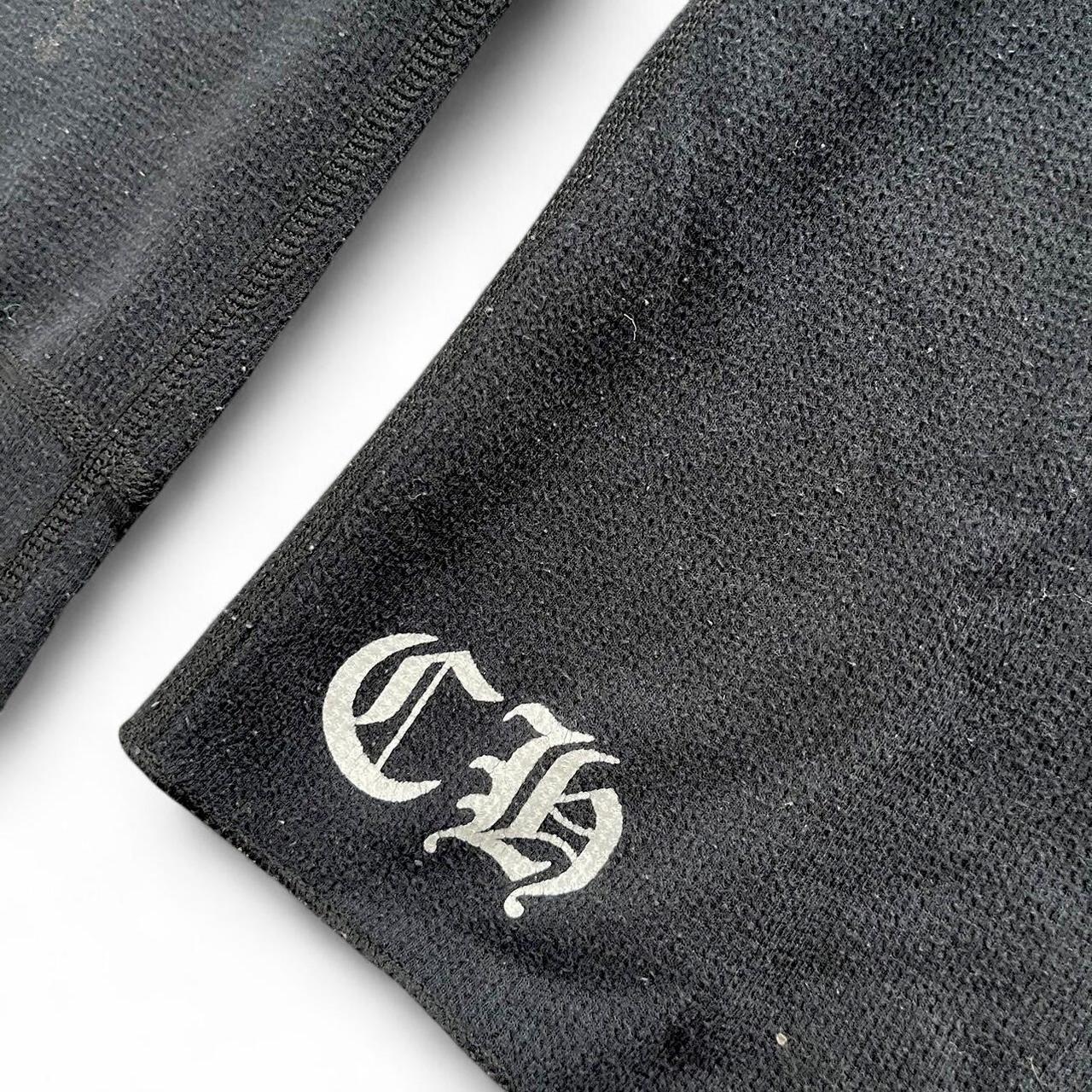 Chrome Hearts Waffle Cross Logo Long Sleeve T | Medium, Black