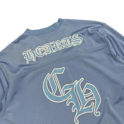 Chrome Hearts Mesh Warm Up Jersey Blue | Medium, Blue