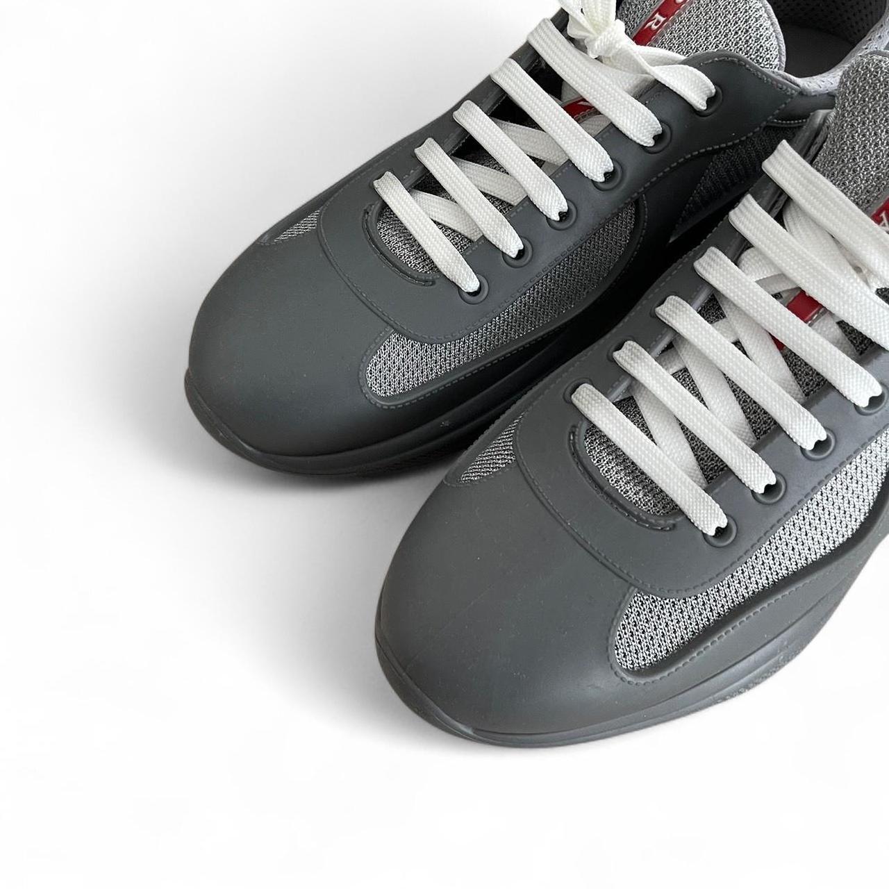 Prada America’s Cup Soft Rubber Grey | EU 44 / UK 10 / US 11, Grey