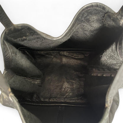 Chrome Hearts Vintage Leather Tote Bag | O/S, Black
