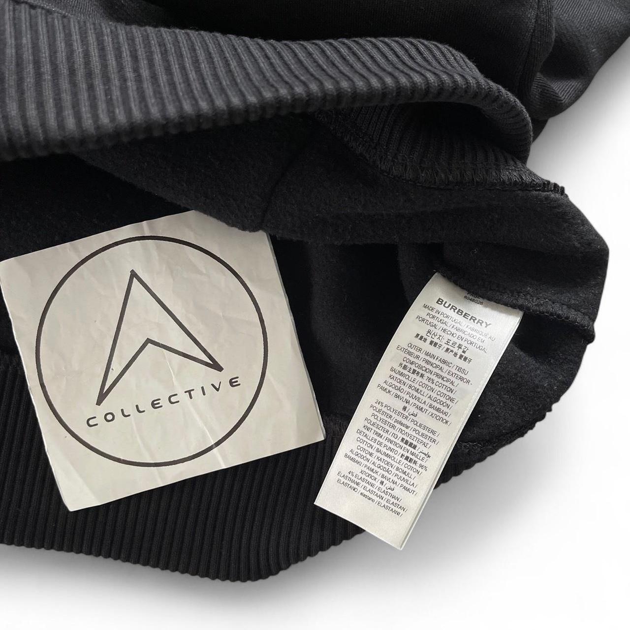 Burberry Check Pattern Zip Up Hoodie | XXL, Black