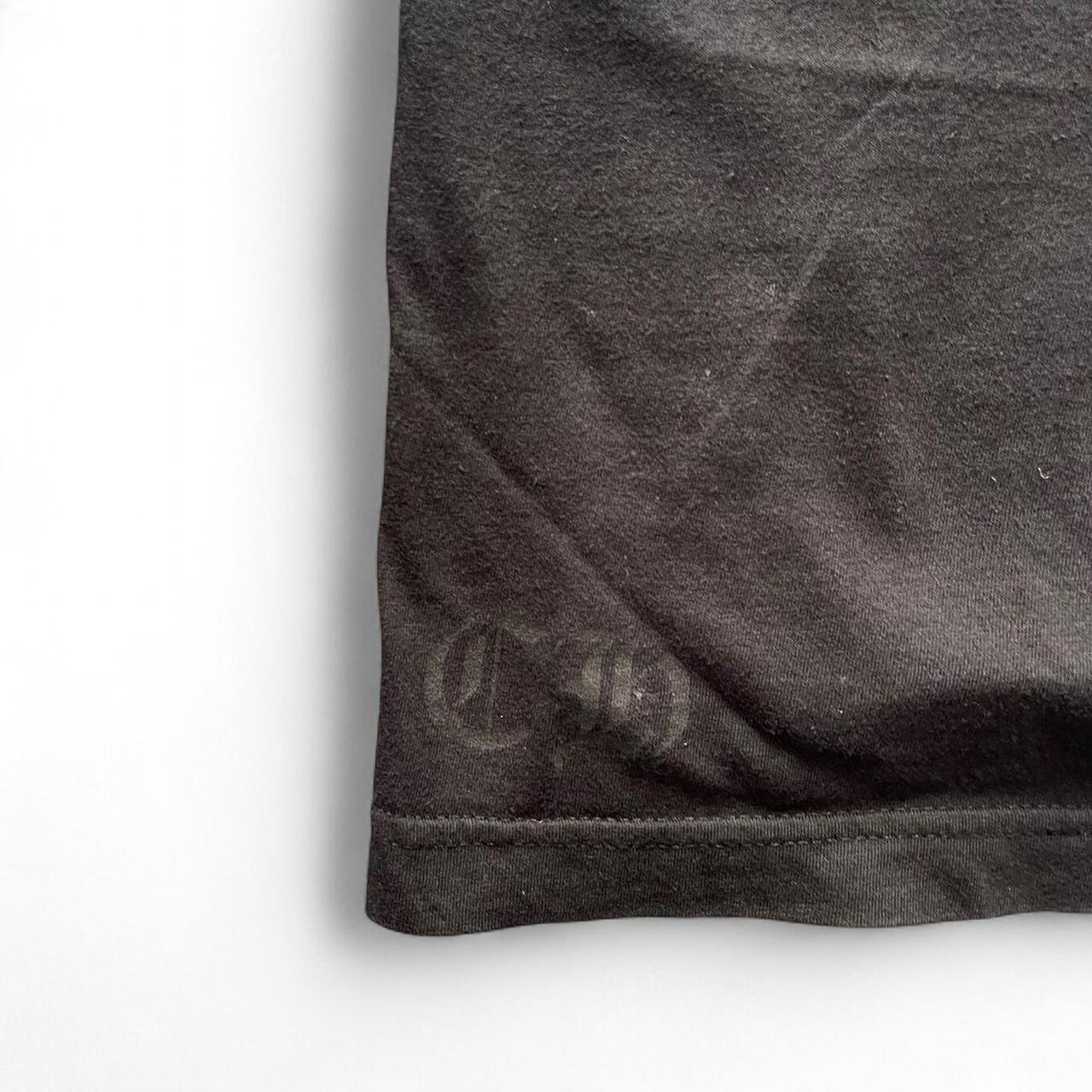 Chrome Hearts Shoulder Script Dagger Logo Tee | Large, Black