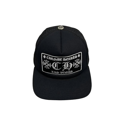 Chrome Hearts Las Vegas Exclusive CH Trucker Black | O/S, Black