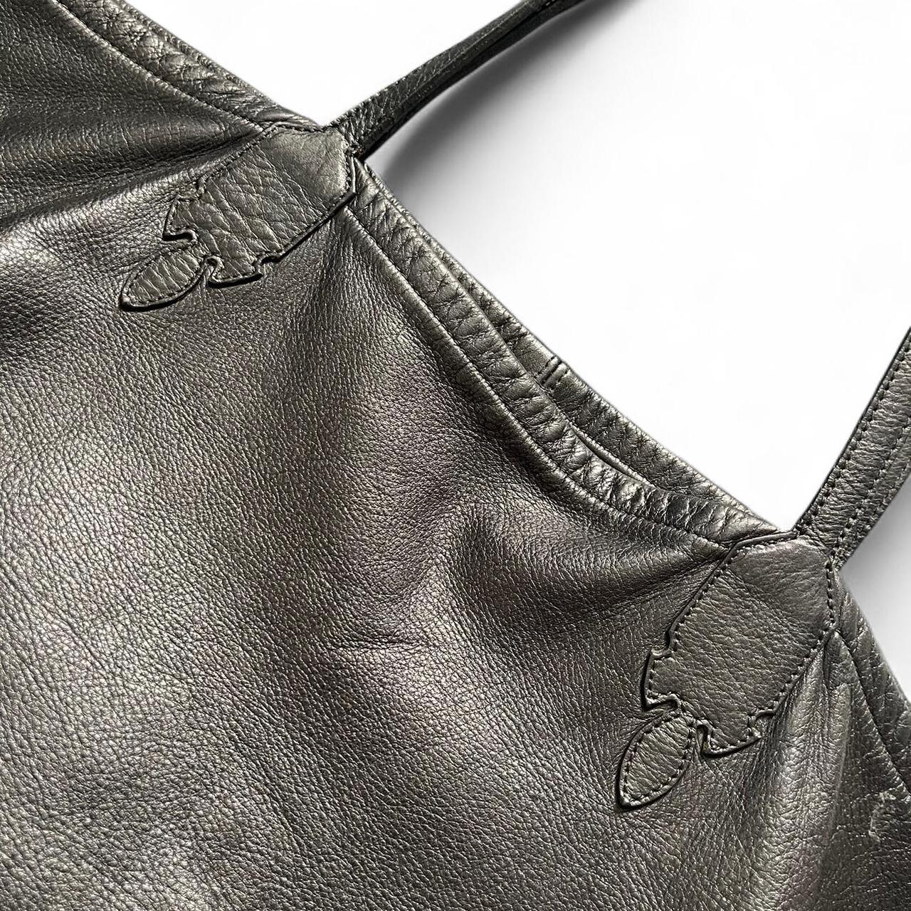 Chrome Hearts Vintage Leather Tote Bag | O/S, Black