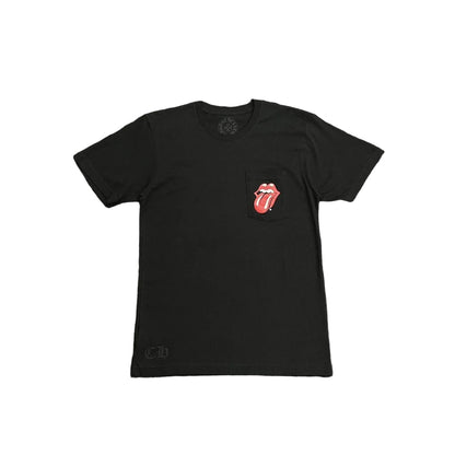 Chrome Hearts Rolling Stones Horseshoe Logo T-Shirt Black | Small, Black