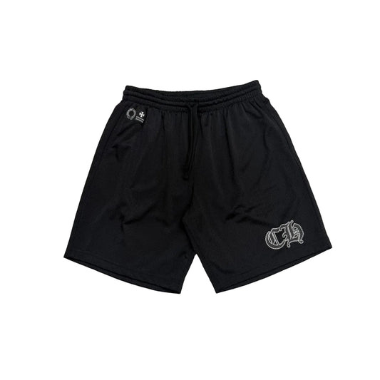 Chrome Hearts Mesh Warm Up Jersey Shorts Black | Medium, Black