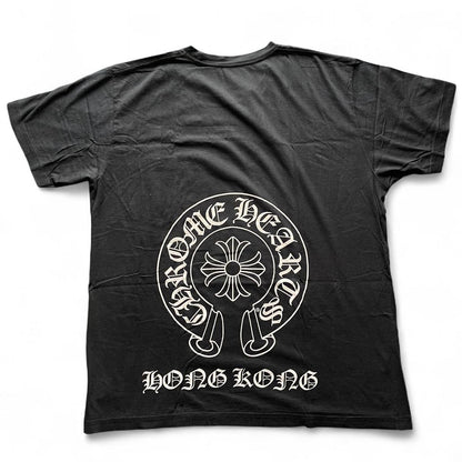 Chrome Hearts Hong Kong Exclusive Horseshoe Logo Tee | XLarge, Black