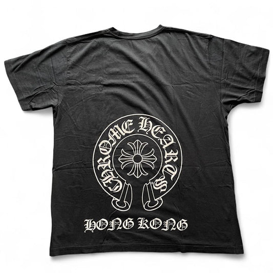 Chrome Hearts Hong Kong Exclusive Horseshoe Logo Tee | XLarge, Black