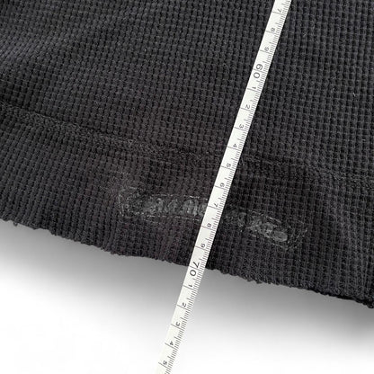 Chrome Hearts Dagger Scroll Logo Thermal Vintage Long Sleeve Black | Small, Black