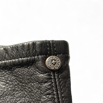 Chrome Hearts Vintage Leather Tote Bag | O/S, Black