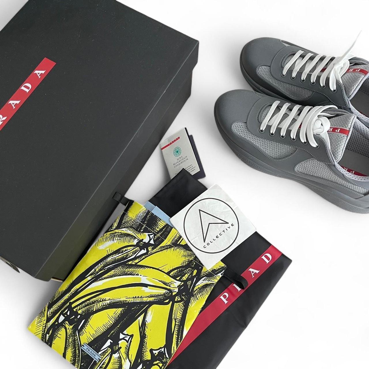 Prada America’s Cup Soft Rubber Grey | EU 44 / UK 10 / US 11, Grey