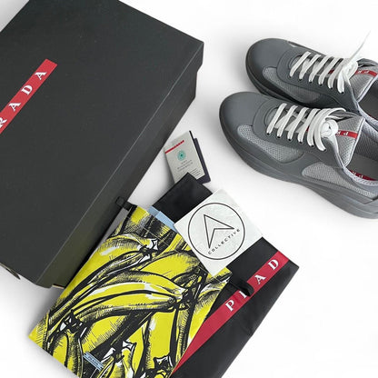 Prada America’s Cup Soft Rubber Grey | EU 44 / UK 10 / US 11, Grey