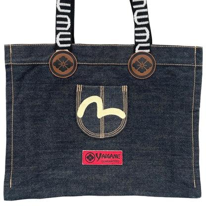 Evisu Denim Tote Bag