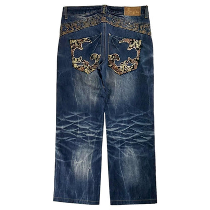 Vintage Dragon denim jeans trousers W34