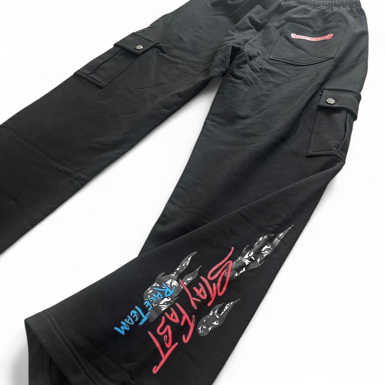 Chrome Hearts Matty Boy Stay Fast Cargo Sweatpants | XL, Black
