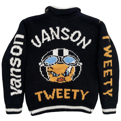Vanson Leathers Tweety Cowichan Jacket - L | Large, Black