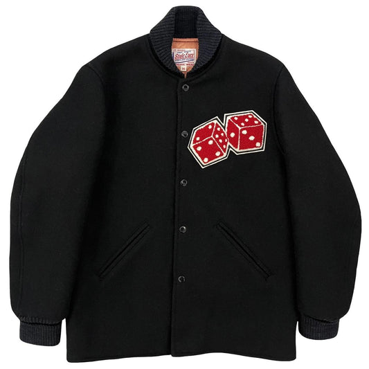 Style Eyes Wool Dice Varsity Jacket - S