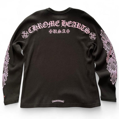 Chrome Hearts Matty Boy F&F Exclusive Thermal Longsleeve | XLarge, Black