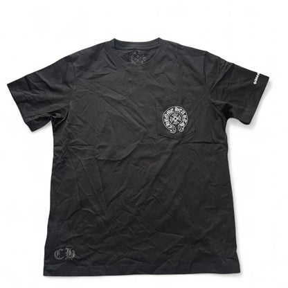 Chrome Hearts OG Horseshoe Logo Tee | Large, Black
