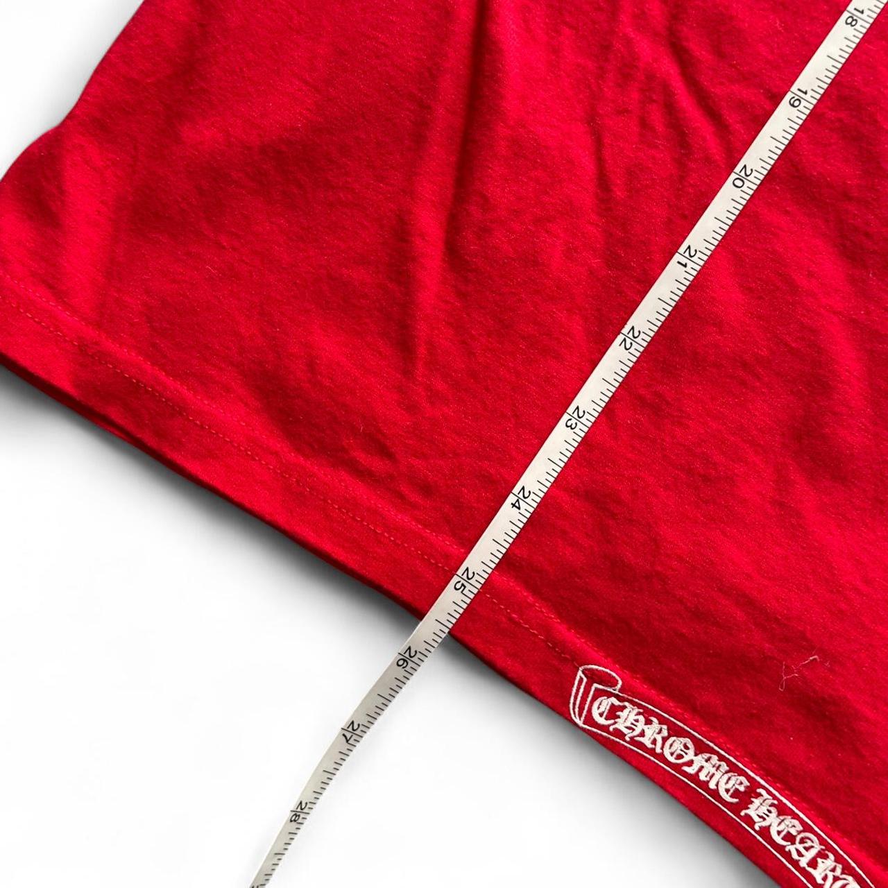 Chrome Hearts Vertical Script 90s Chrome Red Tank | Medium, Red