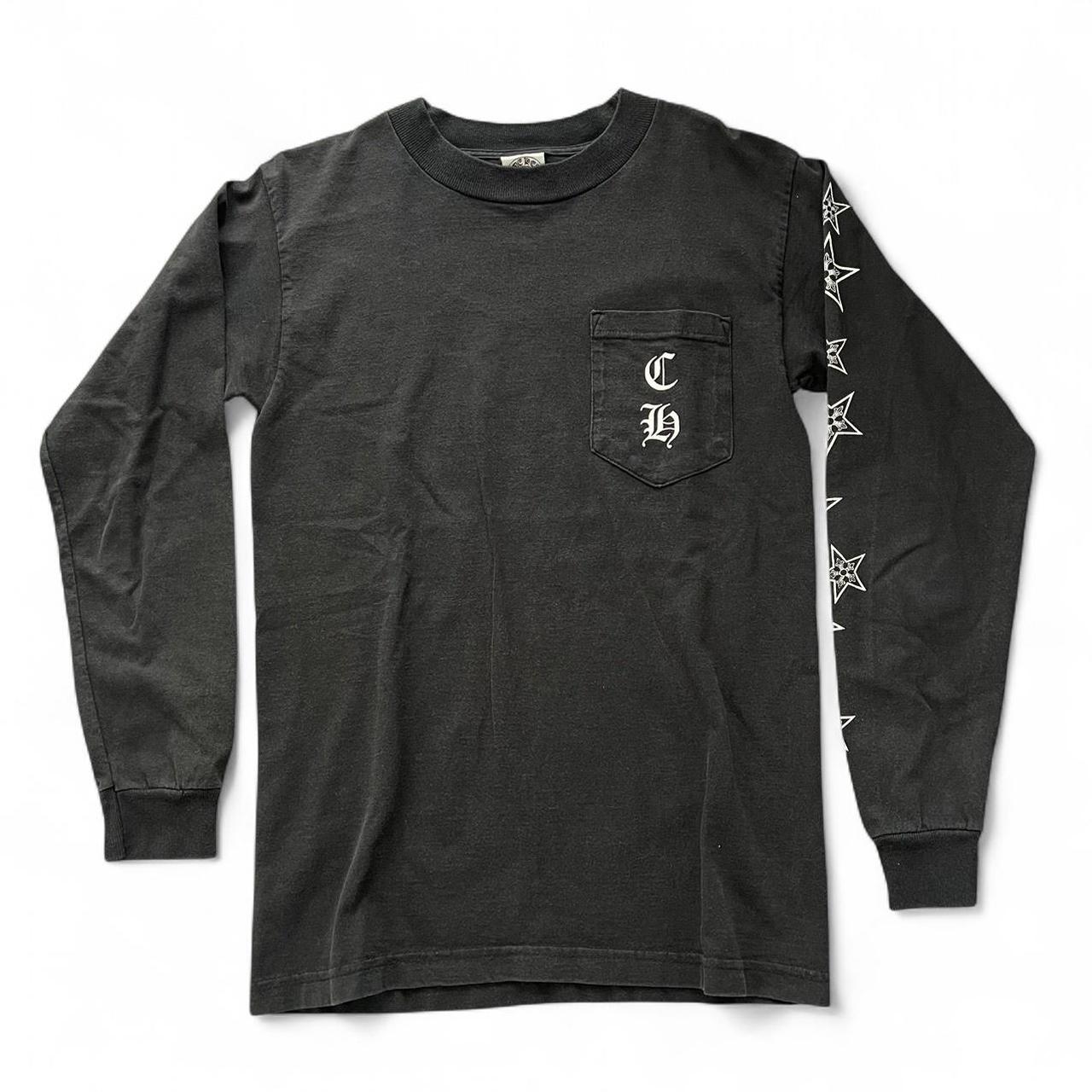 Chrome Hearts Exclusive Star Logo Long Sleeve T | Small, Black