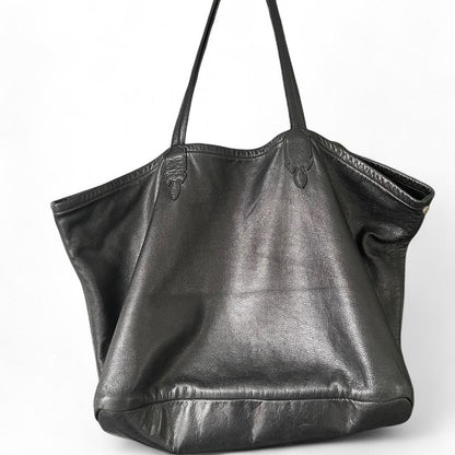 Chrome Hearts Vintage Leather Tote Bag | O/S, Black
