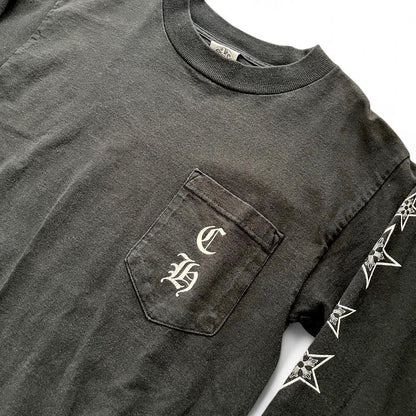 Chrome Hearts Exclusive Star Logo Long Sleeve T | Small, Black