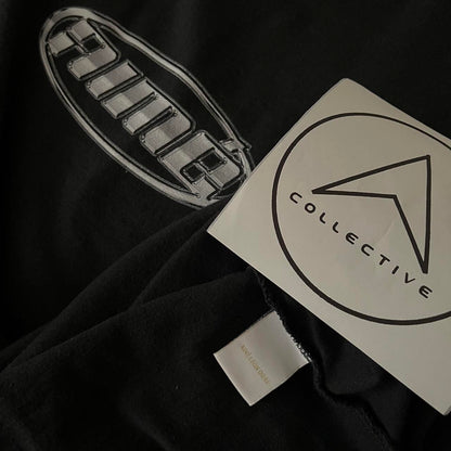 Aime Leon Dore Chrome Logo Tee ‘Jet Black’ | Default, Black