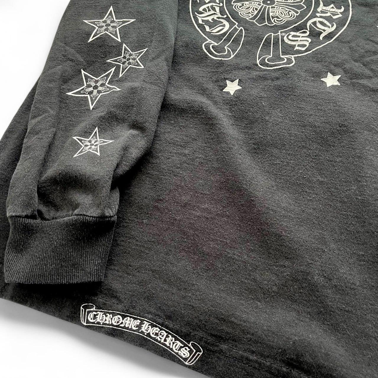 Chrome Hearts Exclusive Star Logo Long Sleeve T | Small, Black