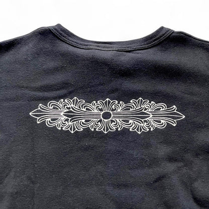 Chrome Hearts Floral Crop Vintage T-shirt | Medium, Black