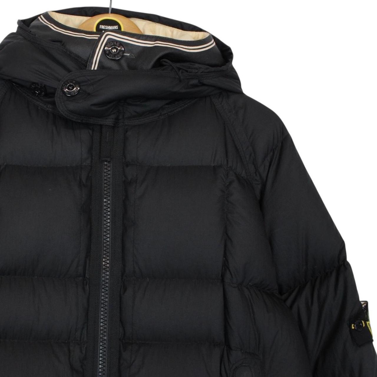 Stone Island AW 2006 Mesh Badge Opaque Nylon Tela Down Jacket 