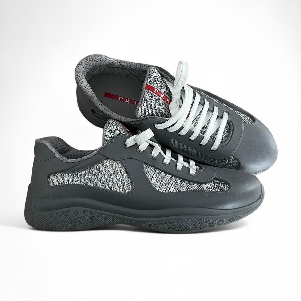 Prada America’s Cup Soft Rubber Grey | EU 44 / UK 10 / US 11, Grey