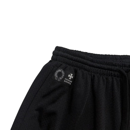 Chrome Hearts Mesh Warm Up Jersey Shorts Black | Medium, Black